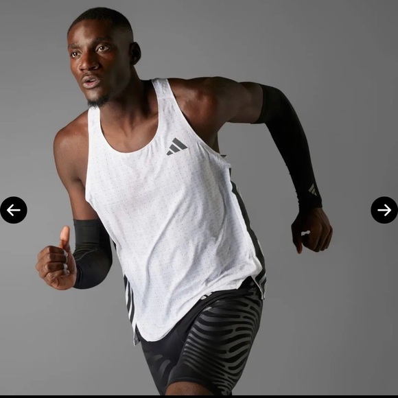 ADIZERO RUNNING SINGLET - Picture 1 of 6